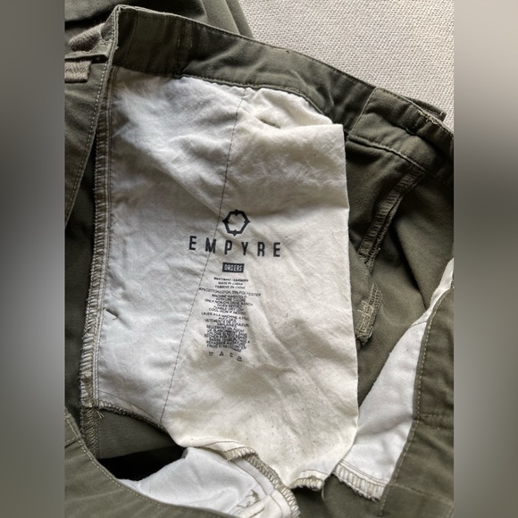 Empyre Orders Cargo Pants In Olive Green Size 32 - Picture 15 of 16